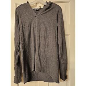 Athleta Pullover Hoodie: Gray Tops - Women's Size Med